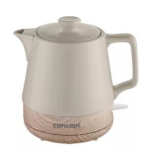 Concept RK0061 electric kettle 1 L 1200 W Brown, Wood