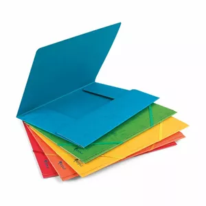 Document map FORPUS A4 with rubber closure, blue, model 150-02744