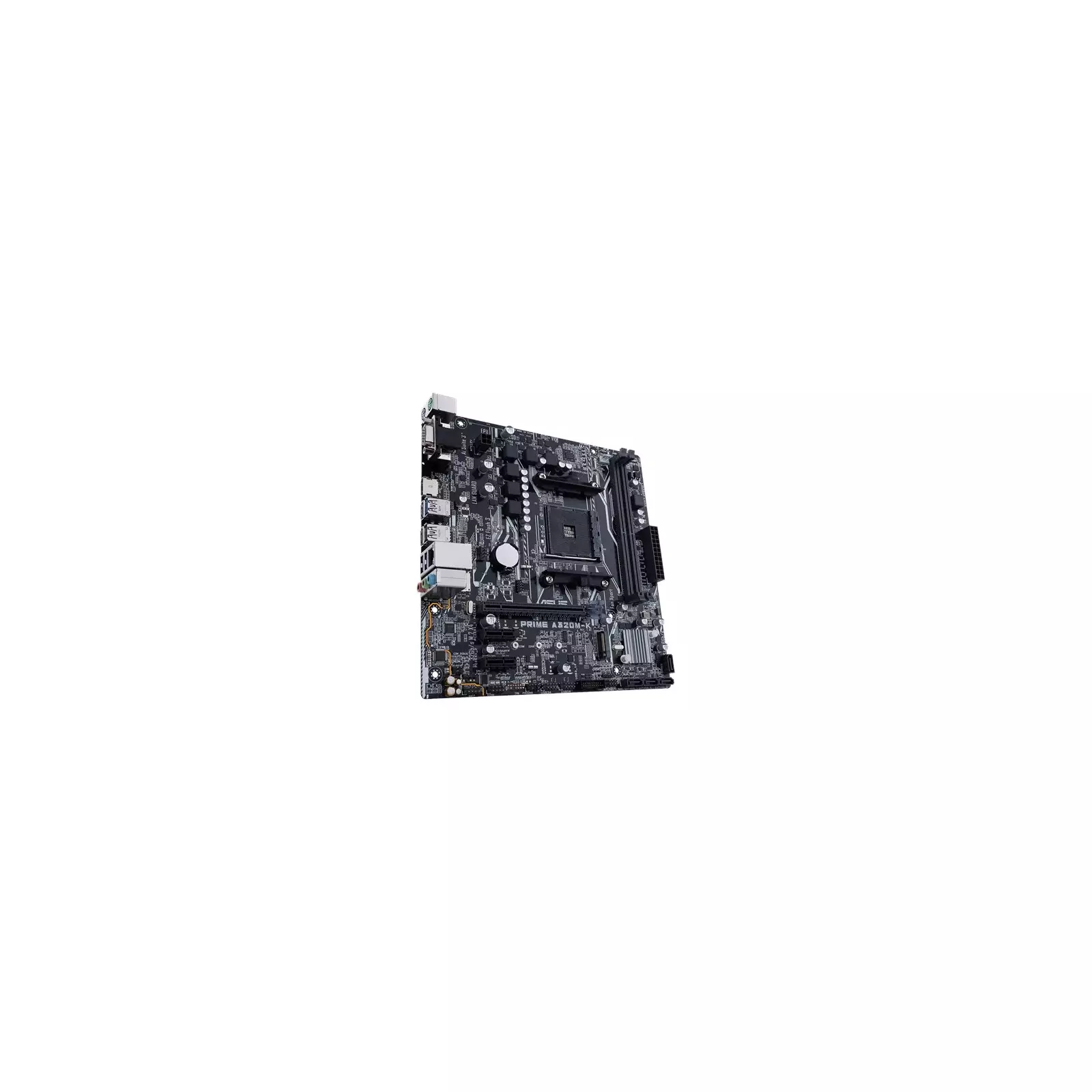 Asus Prime A320M-K Desktop Motherboard, AMD A320 Chipset, Socket AM4, Micro  ATX 