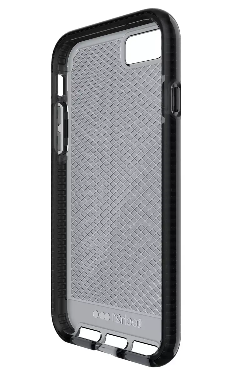 Tech21 Evo Check vāciņš iPhone 7 — melns, caurspīdīgs Photo 5