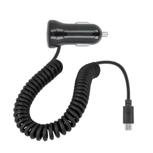 Car charger forever M-01 with micro USB cable 1.5 m and LED indicator