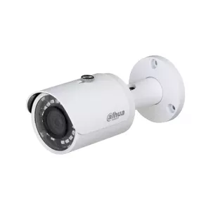 IP drošības kamera Dahua Technology IPC-HFW1230S Bullet 1080p 2,8 mm, 16x digitālais tālummaiņa, 360° rotācija, piekarama/pie sienas, balta