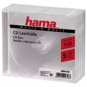 CD/CD-ROM apvalki Hama 44748