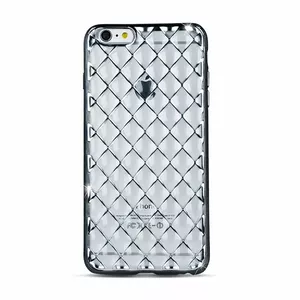Protective case GreenGo for iPhone 7 Plus — Grid Silver pattern