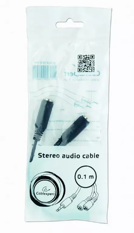 Audio kabelis Gembird CCA-415-0.1M Photo 3