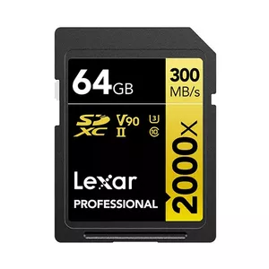 Flash Memory Lexar 64GB UHS-II Class 10 SDHC LSD2000064G-BNNNG