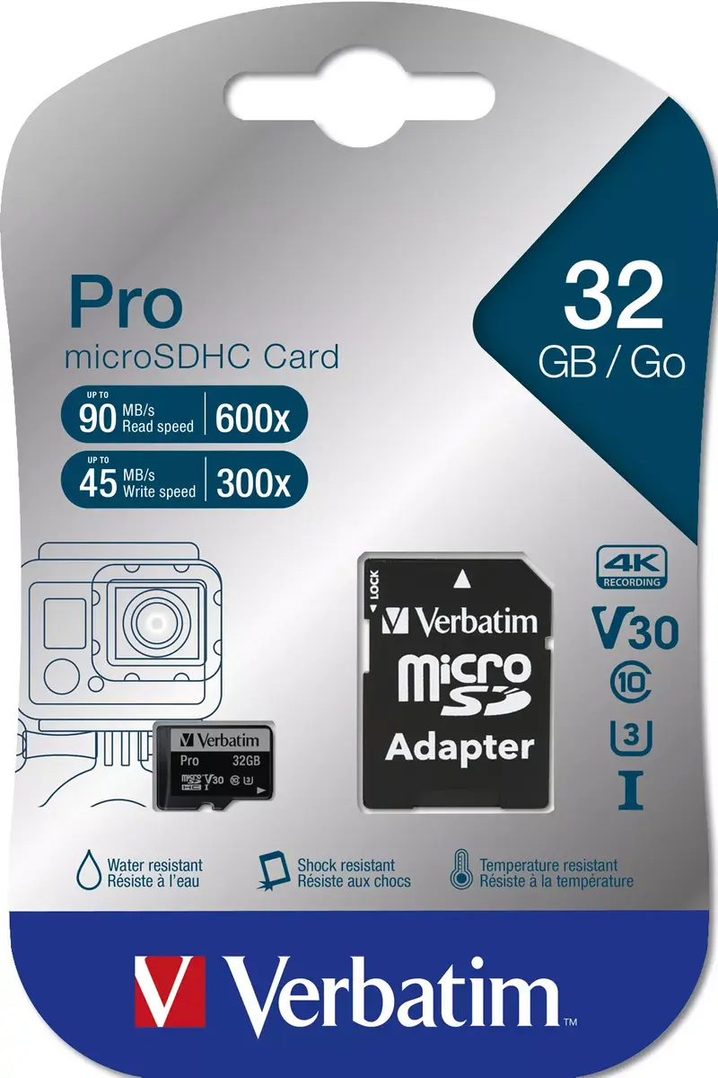 MicroSDHC Verbatim Pro 32GB Photo 3