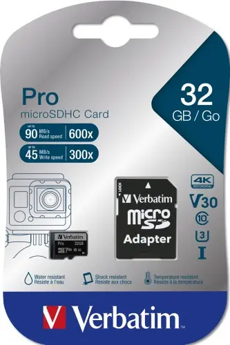 MicroSDHC Verbatim Pro 32GB Photo 9