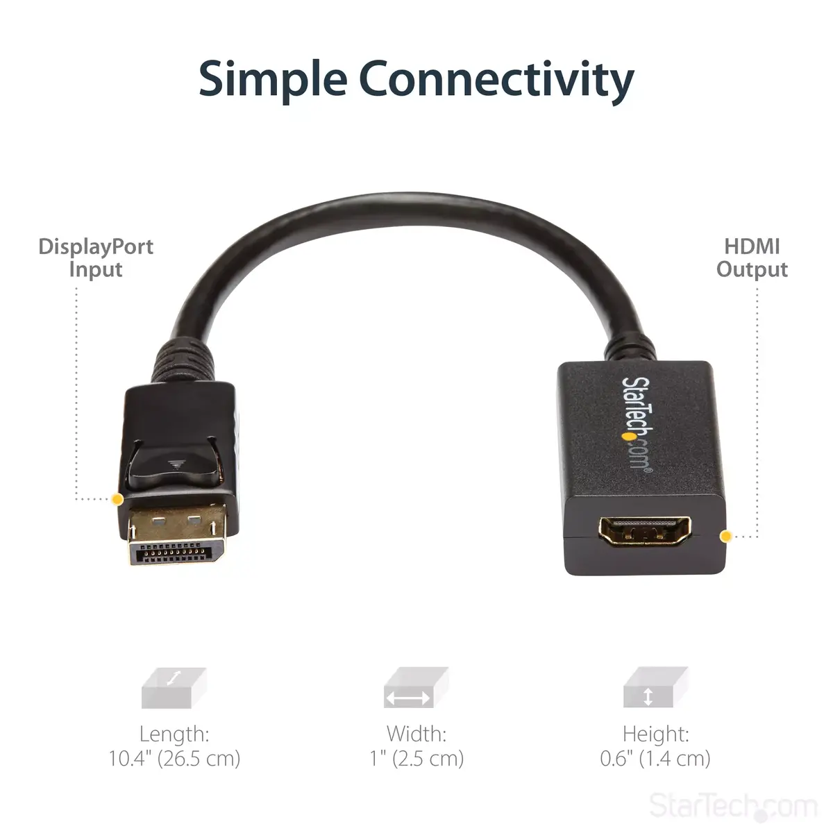 StarTech DisplayPort uz HDMI adapters DP2HDMI2 Photo 12