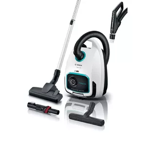 Пылесос-канистра Bosch Serie 6 BGL6HYG1 — 600 Вт, радиус 12 м, телескопическая трубка, мешок для пыли, антиаллерг. фильтр