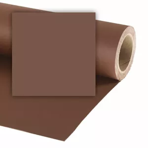 Fons Colorama 1.35x11 m dūmakaini brūns (peat brown) LL CO580 — viengabalains papīra fons 1,35×11 m