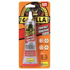 Kontaktlīme Gorilla Glue 75 g — ūdensizturīga, ātri žūstoša līme plastmasai, kokam, metālam