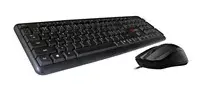 Wired Keyboard and Mouse Combo c-tech KBM-102 USB Photo 1