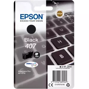 Oriģināls Epson tintiņš C13T07U140 melns — liela ietilpība (XL) priekš WF-4745 sērijas