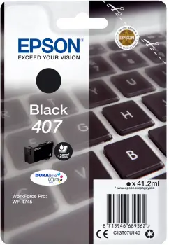 Oriģinālā melnā tintes kasetne Epson 407L