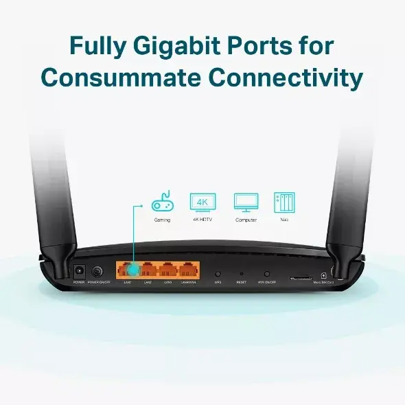 Maršrutētājs TP-Link 4G+ Cat6 AC1200 Photo 5