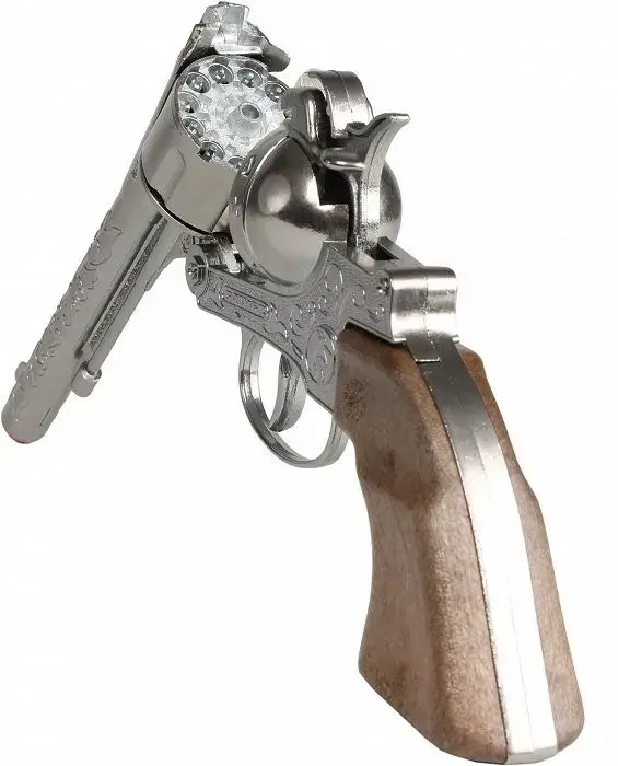 Pulio metāla kovboju revolvers 12 šāvienu 155122/0 Photo 2