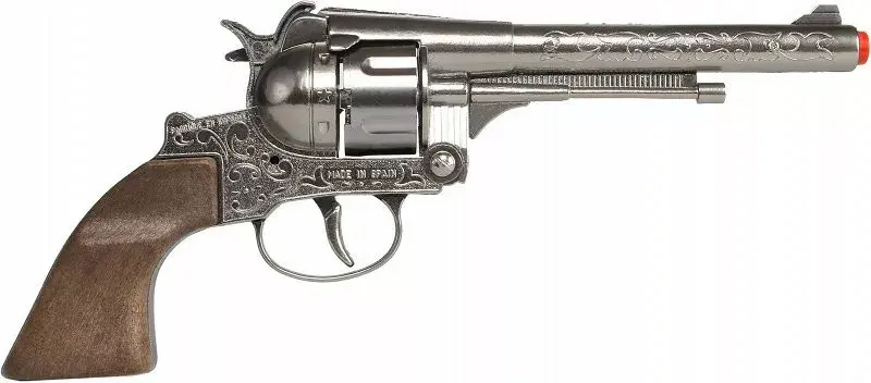 Pulio metāla kovboju revolvers 12 šāvienu 155122/0 Photo 3