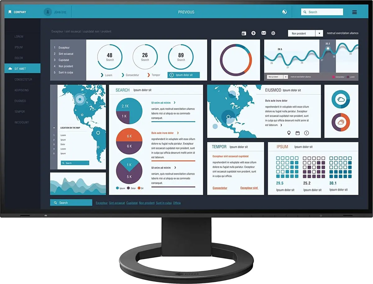 Monitors EIZO FlexScan EV2795-BK 27" WQHD
