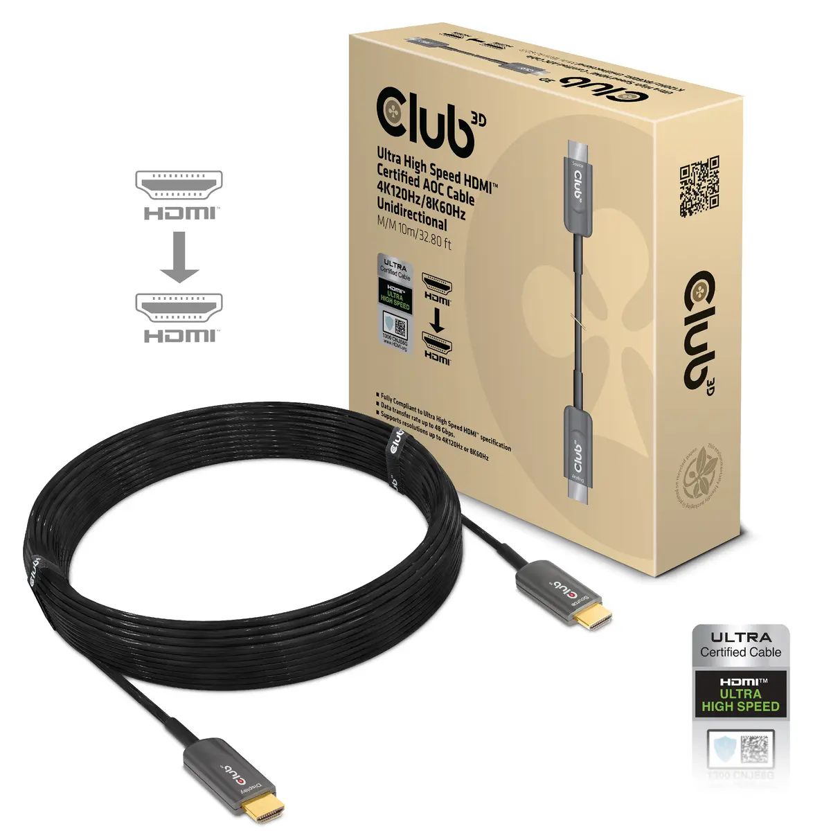 CLUB3D Ultra High Speed HDMI Certified