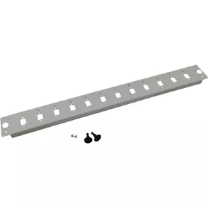 Rack-mount Front Cover Breakout Box helos 19" 48.3 cm (257711) grey