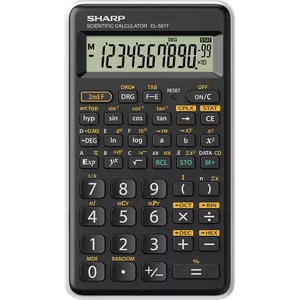 Sharp EL-501T calculator Pocket Scientific Black, White