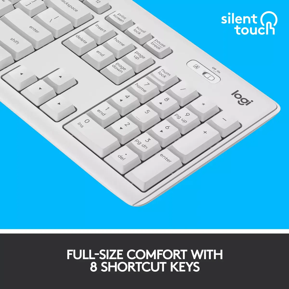 Bezvadu komplekts Logitech MK295 Silent Photo 8