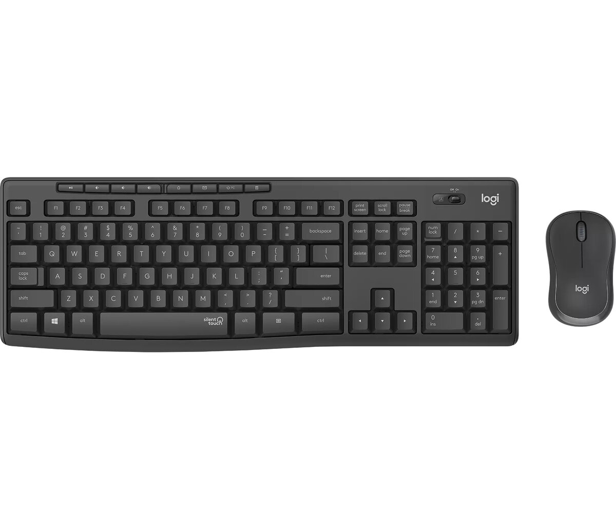 Bezvadu komplekts tastatūra un pele Logitech