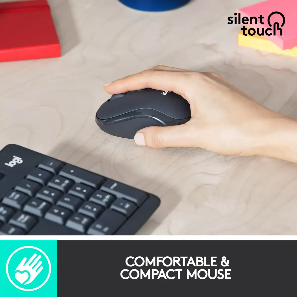 Bezvadu komplekts Logitech MK295 Silent Photo 9