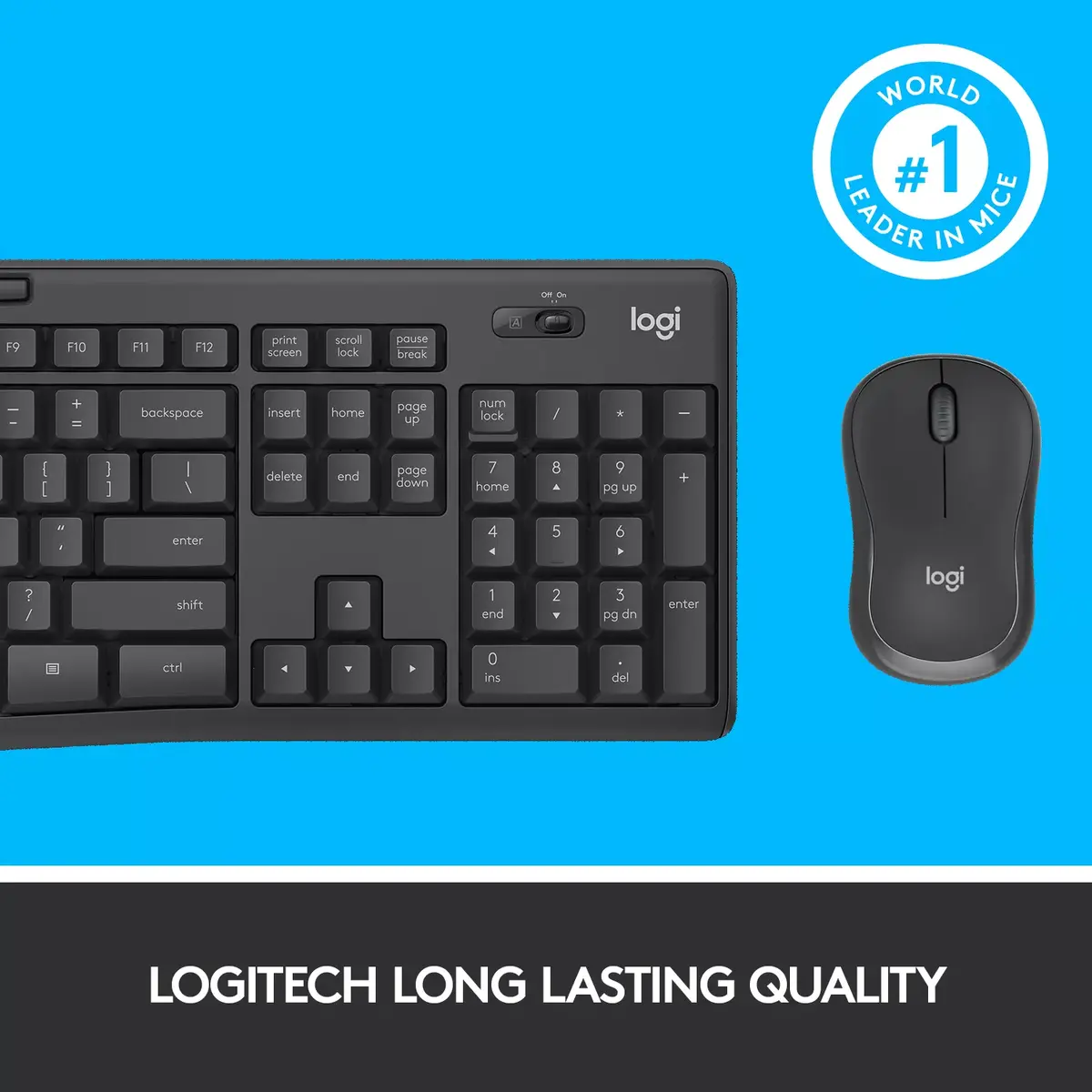 Bezvadu komplekts Logitech MK295 Silent Photo 13