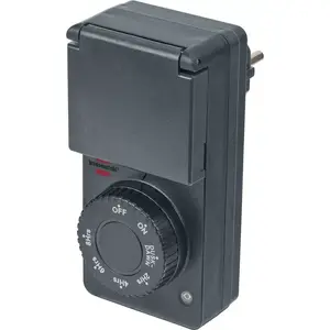 Daily timer Brennenstuhl 1506120 Black