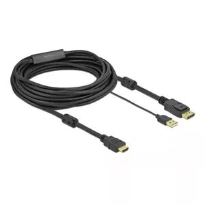 Кабель HDMI to DisplayPort DeLOCK 85967 4K 30 Hz 7 м
