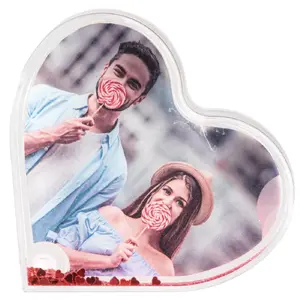Single picture frame Hama Heart Red Transparent