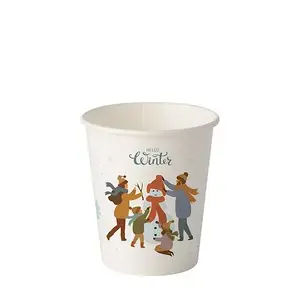 Disposable cup Papstar 87872 200 ml Paper Polylactide (PLA)