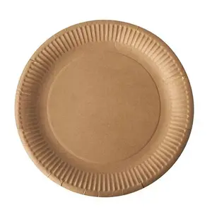 Plate Papstar 88361 Disposable Round Cardboard 23 cm