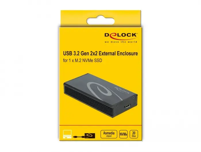 Внешний корпус DeLOCK M.2 NVMe PCIe SSD Photo 3