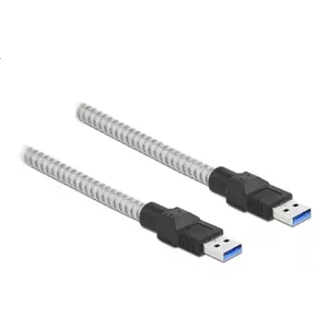 USB 3.2 Gen 1 Cable DeLOCK 86775 1m Type-A Male to Type-A Male Metal Jacket