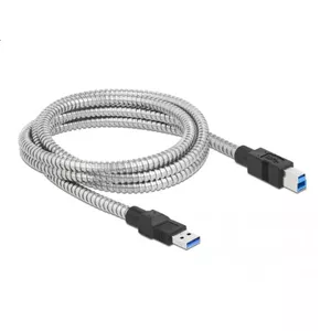 USB кабель DeLOCK 86779 Type-A к Type-B 2м металлическая оболочка
