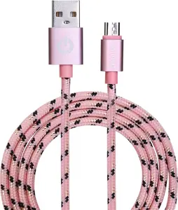 USB Cable Garbot C-05-10196 1m USB A Micro-USB B Pink