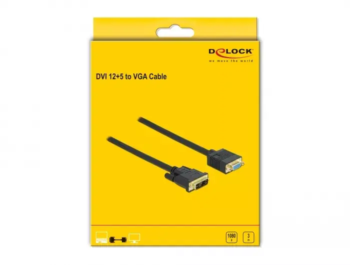 DVI to VGA Cable DeLOCK 86754 Photo 3