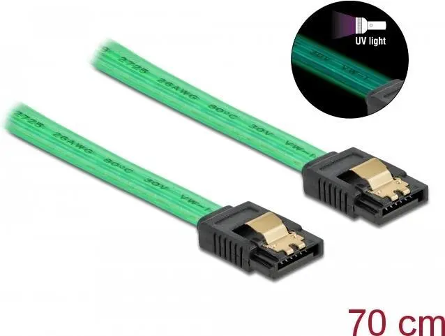 SATA kabelis DeLOCK 82112 0.7m