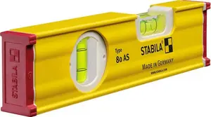 Spirit Level STABILA 80AS 20 cm (model 19565) — compact two-vial level