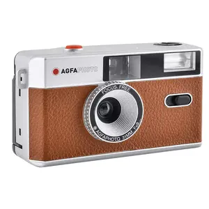 Compact film camera AgfaPhoto 603002 35 mm ISO 200-800 Brown Silver