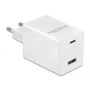 Зарядное устройство DeLOCK USB GaN Charger USB Type-C PD 3.0 и USB Type-A 48 W
