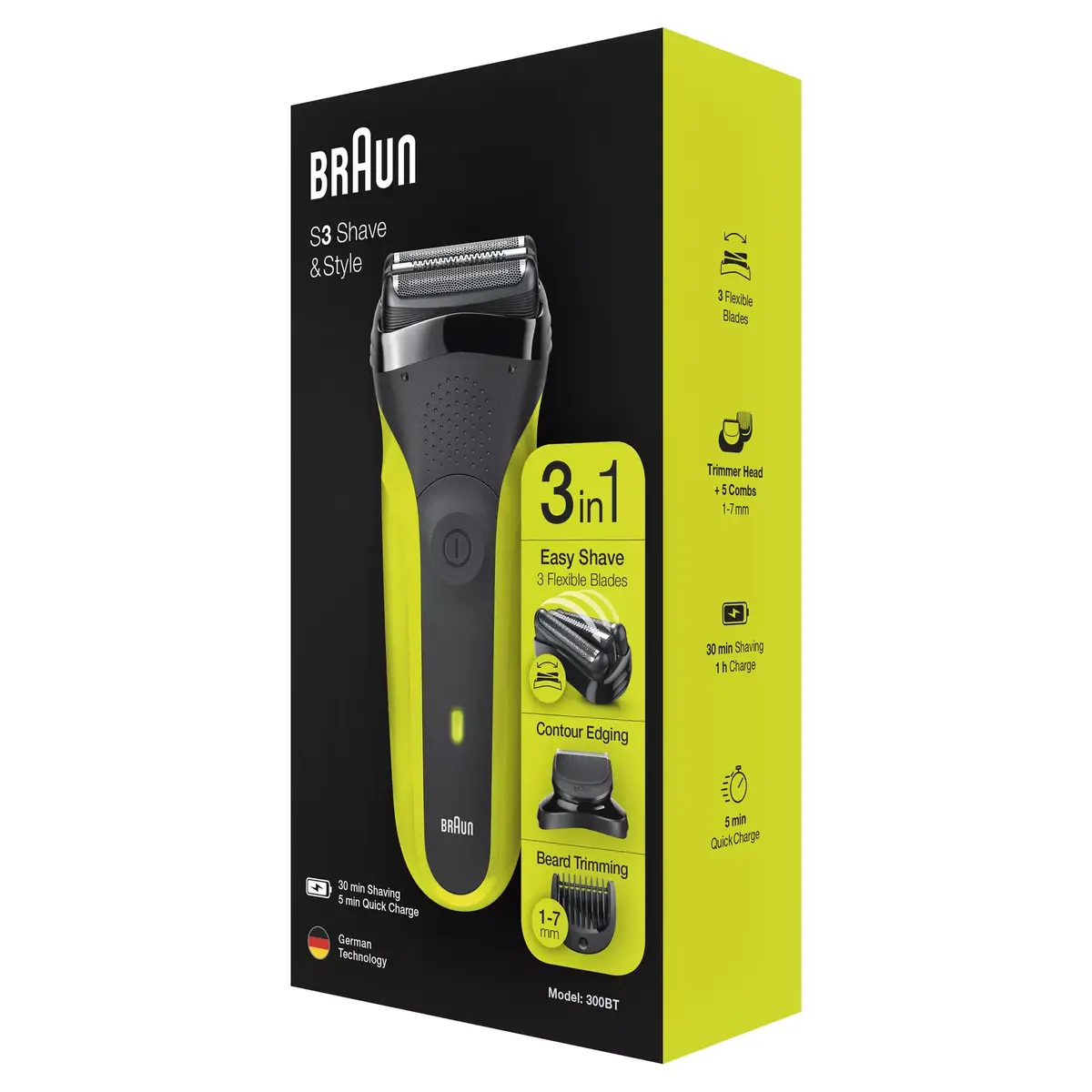 Электробритва Braun Series 3 Shave&Style 300BT Photo 8