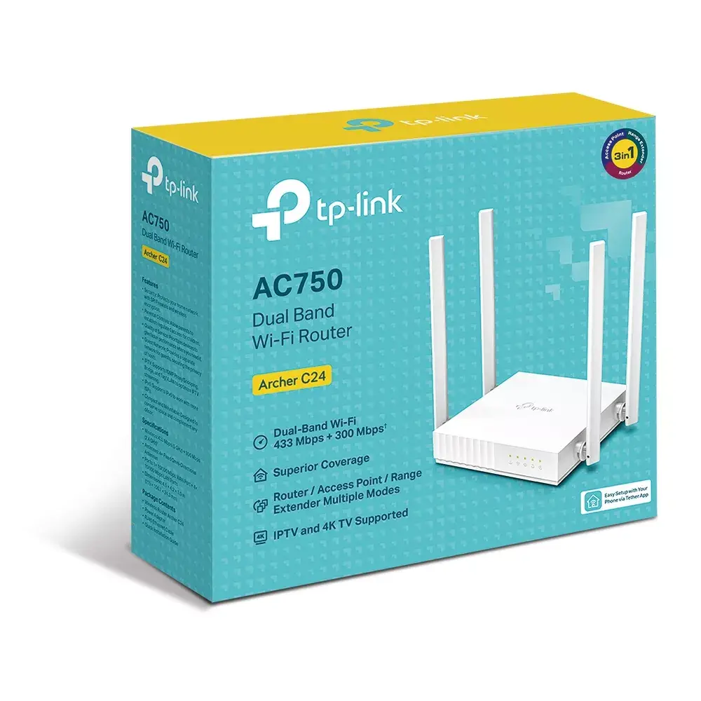 Настольный роутер TP‑LINK Archer C24 Photo 4