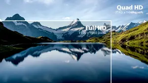 Crystalclear images with Quad HD 2560 x 1440 pixels
