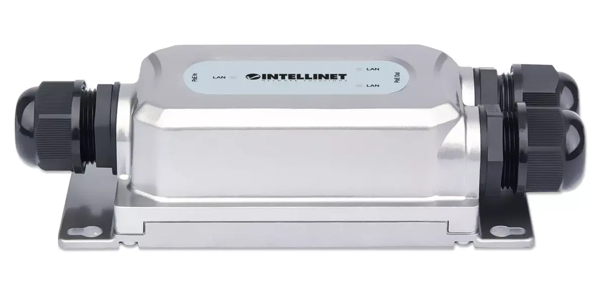Network Repeater Intellinet 2-Port Outdoor Vandalproof Gigabit PoE++ Extender Photo 6