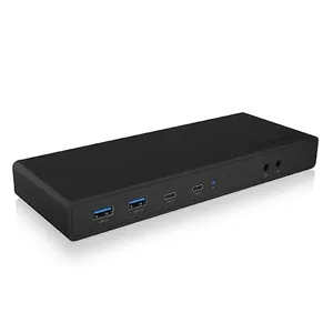 Notebook Dock RaidSonic IB-DK2245AC Wired USB 3.2 Gen 1 Type-C Black
