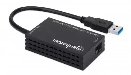 MANHATTAN USB-A uz SFP optiskais pārveidotājs 152297 Photo 2